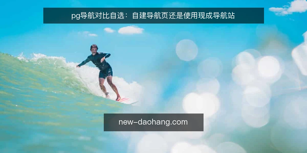 pg导航对比自选：自建导航页还是使用现成导航站 — 现场要盯的信号：入口习惯与访问频率 配图