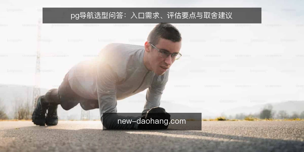 pg导航选型问答:入口需求、评估要点与取舍建议 — pg导航需要解决什么问题? 配图