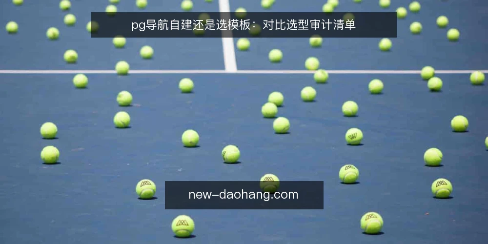 pg导航自建还是选模板:对比选型审计清单 — 为什么现在要做一次选型审计 配图